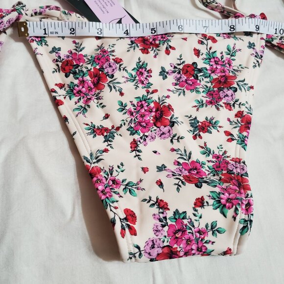 NWT Wild Fable Women's Floral Bikini Bottom Size XS (00) Multicolor Swimwear - Picture 5 of 12